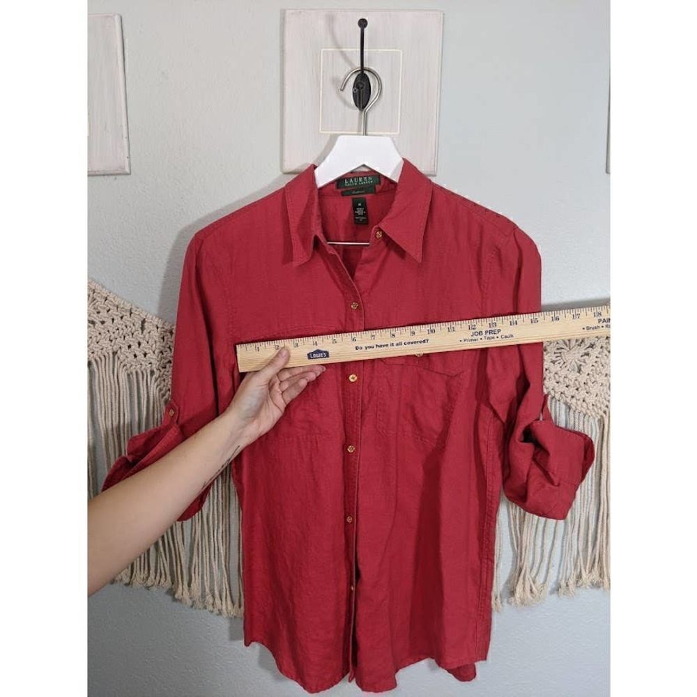 Ralph Lauren Red Button Up - Picture 6 of 10